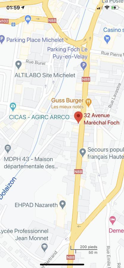 Loft Industriel En Centre Ville Le Puy-en-Velay Eksteriør bilde
